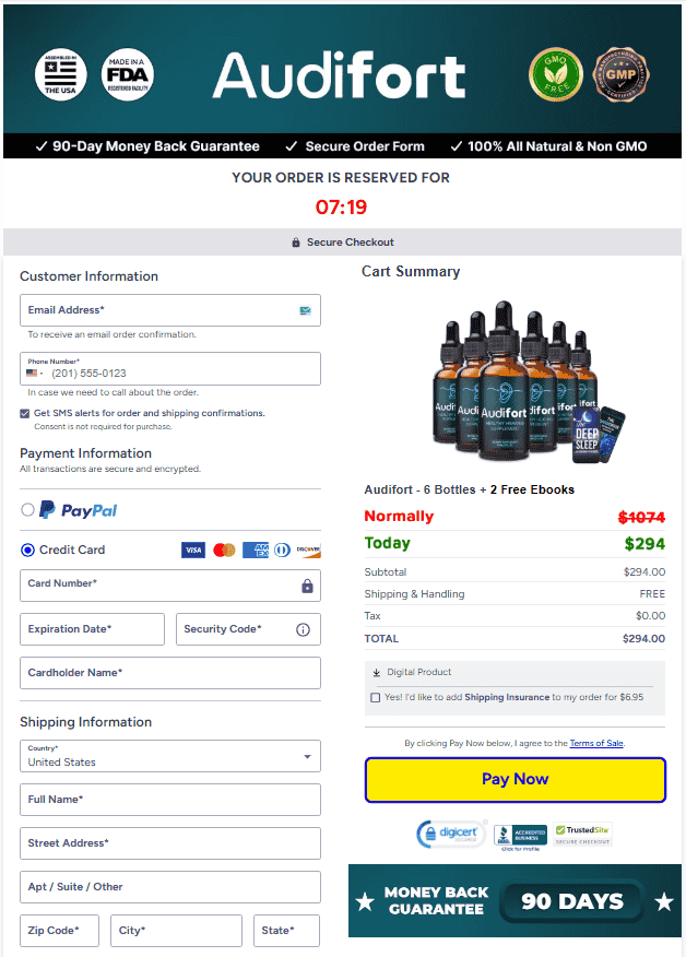 Audifort_Secure_Checkout